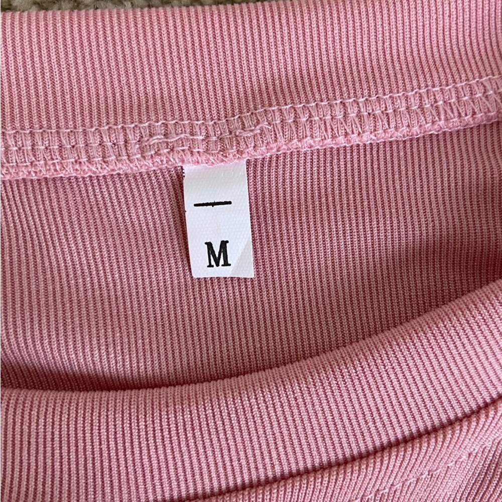 Loungewear Pink Oversized T-Shirt and Shorts Set Homewear Casual home clothes - Picture 4 of 5